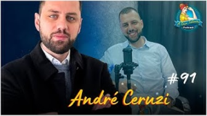 André Ceruzi participação do podcast "A Caça Talentos"